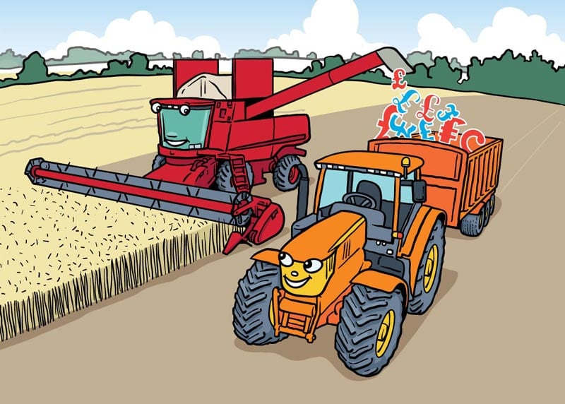 Alchemy Business Finance Combine and Orange Tractor Alchemy Business Finance Combine and Orange Tractor